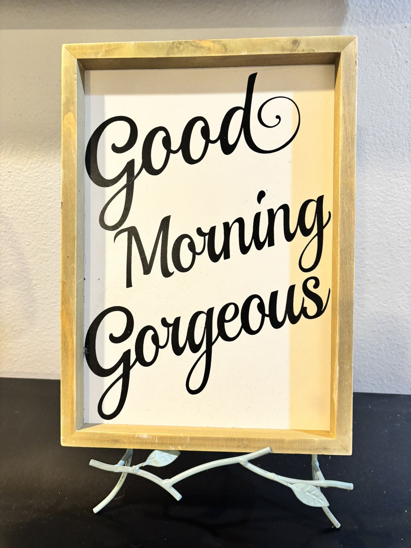 Good Morning Gorgeous Framed Art