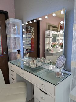 Vanity with Touch Screen Mirror
