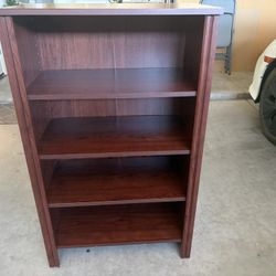 Nice Walnut Finish 4-Tier Bookcase/Shelf