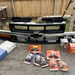 Chevy S10/Blazer Grill + Headlights, Air Filter, And Oil Filters