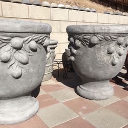 New Flower Pots Made Out Of Cement Perfect Gift For Any Occasion 