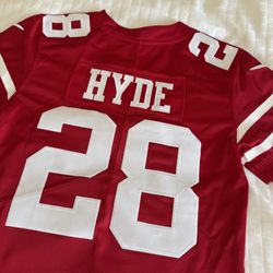 Woman’s Nike Carlos Hyde 49ers On Field Jersey