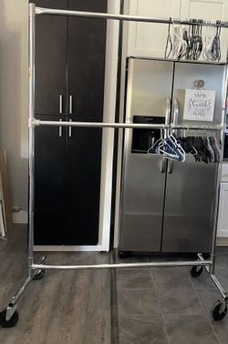 Commercial Heavy Duty Clothing Coat Garment Rack 