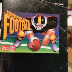 Super Play Action Football Super Nintendo Instruction Booklet 