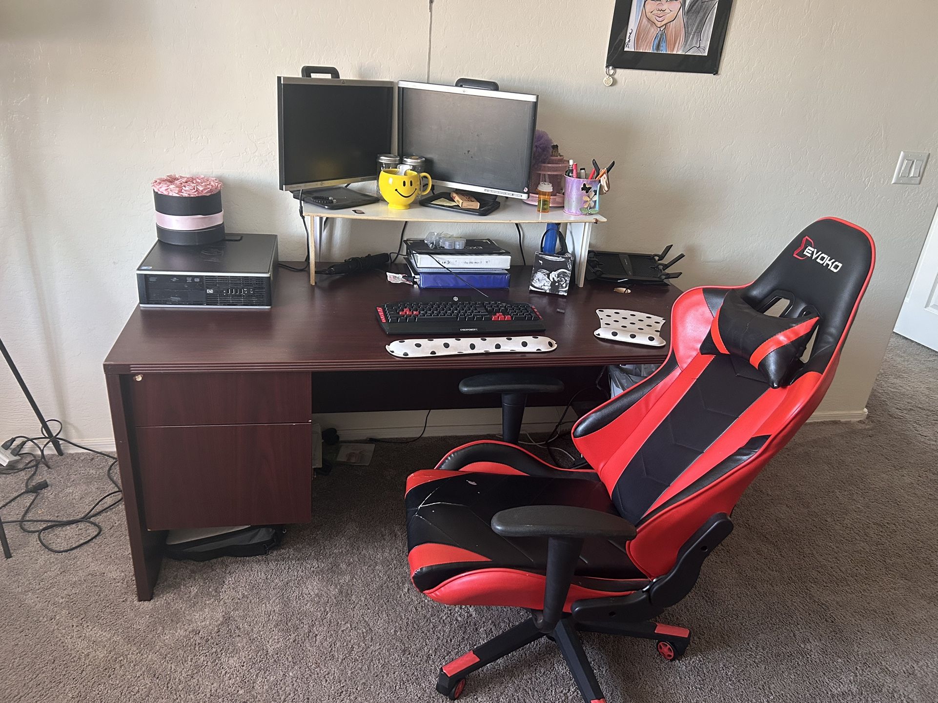 Computer Desk & Chair