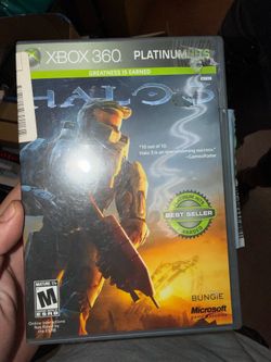 Halo 3 for Xbox 360 with poster platinum hits