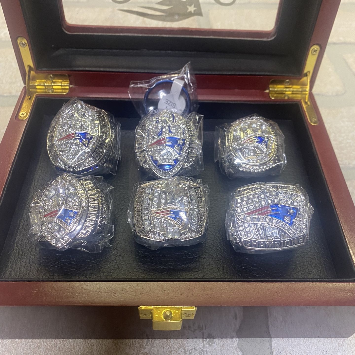 New England Patriots 6 Rings Super Bowl collection for Sale in Fort Myers,  FL - OfferUp