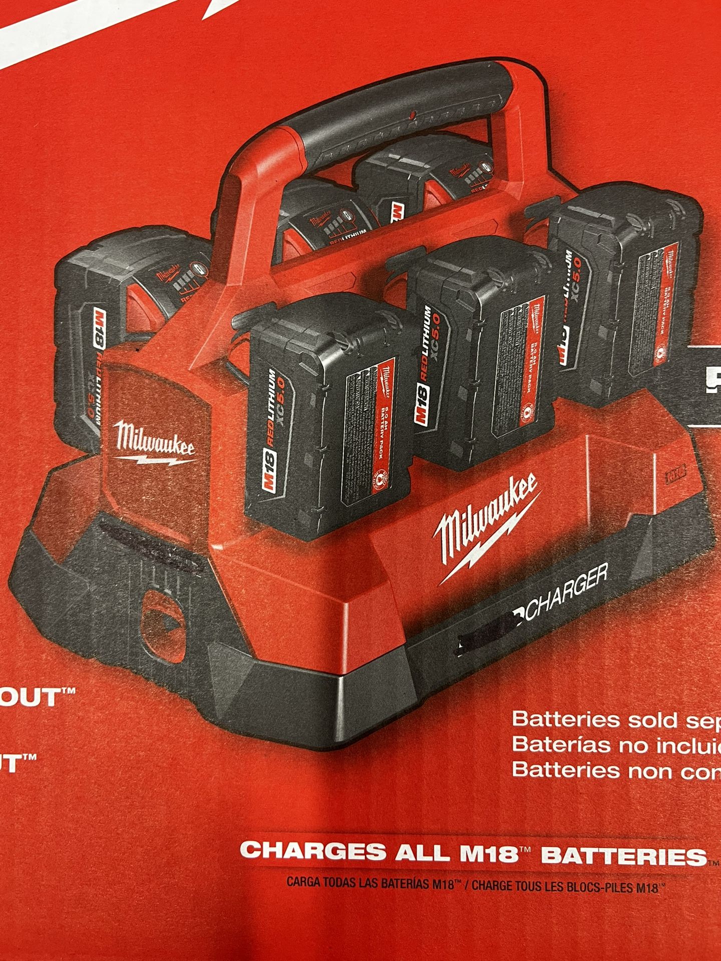 Milwaukee Multi Charger Base (NOT RAPID)(not Packout)