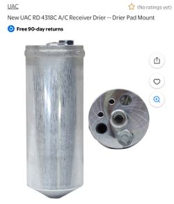 New UAC RD 4318C A/C Receiver Drier -- Drier Pad Mount