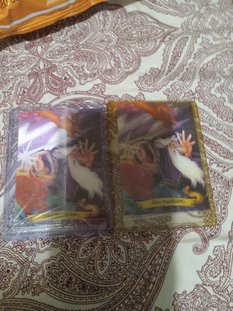 2 Sealed Albus Dumbledore Holographic Card's
