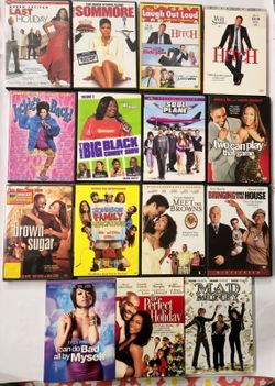 15 DVD Movie Lot Comedy Romance Tyler Perry Hitch Brown Sugar Sealed Set