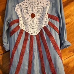 Ladies Denim Shirt Dress