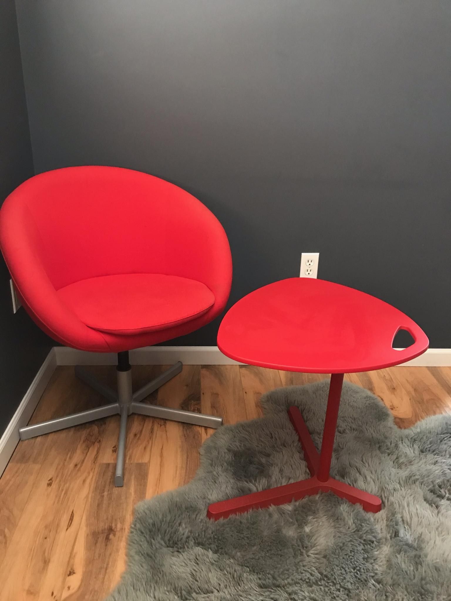 IKEA computer table and chair