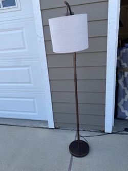 Brand: POCHY Luxury floor lamp, modern minimalist floor lamp, fabric lampshade, warm light, floor lamp for home, living room