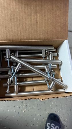 Stainless Steel Cabinet Bar Pulls – 9 pieces