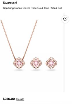 Swarovski pink set