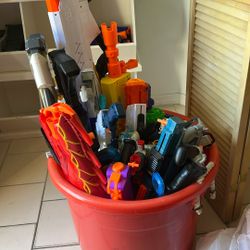 Huge Nerf Gun Collection, With Ammo, Magazines, And Attachments!