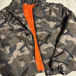 Camo Puffer Jacket