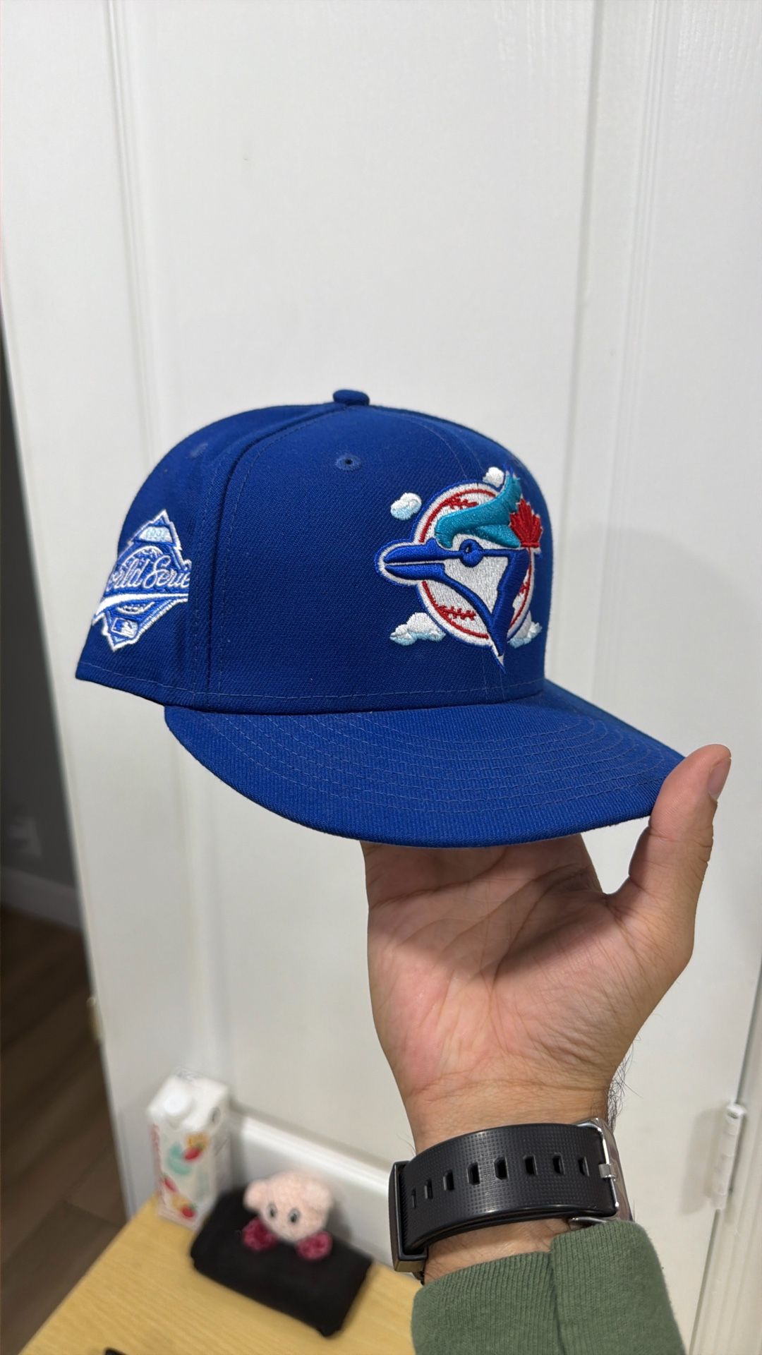 Size 7 Toronto Blue Jays Fitted Blue