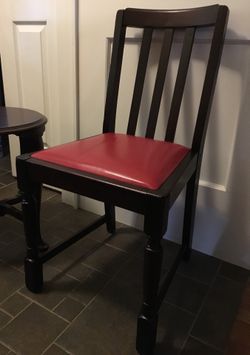 Antique chair (one) recently restrained