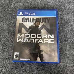 Call of Duty Modern Warfare PS4 Game Disc Sony PlayStation 4 Shooter Action
