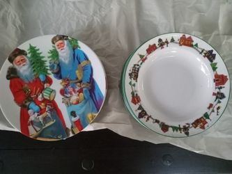 Christmas Plates $10 Each