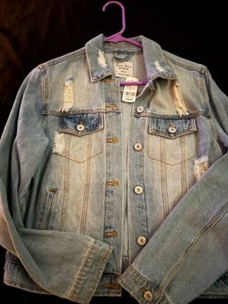 Jean jacket size small women