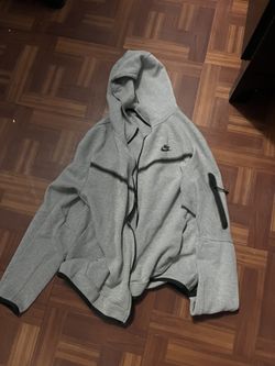 Grey Nike Tech Hoodie Medium
