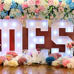 3ft Tall Marquee Letters D-E-S