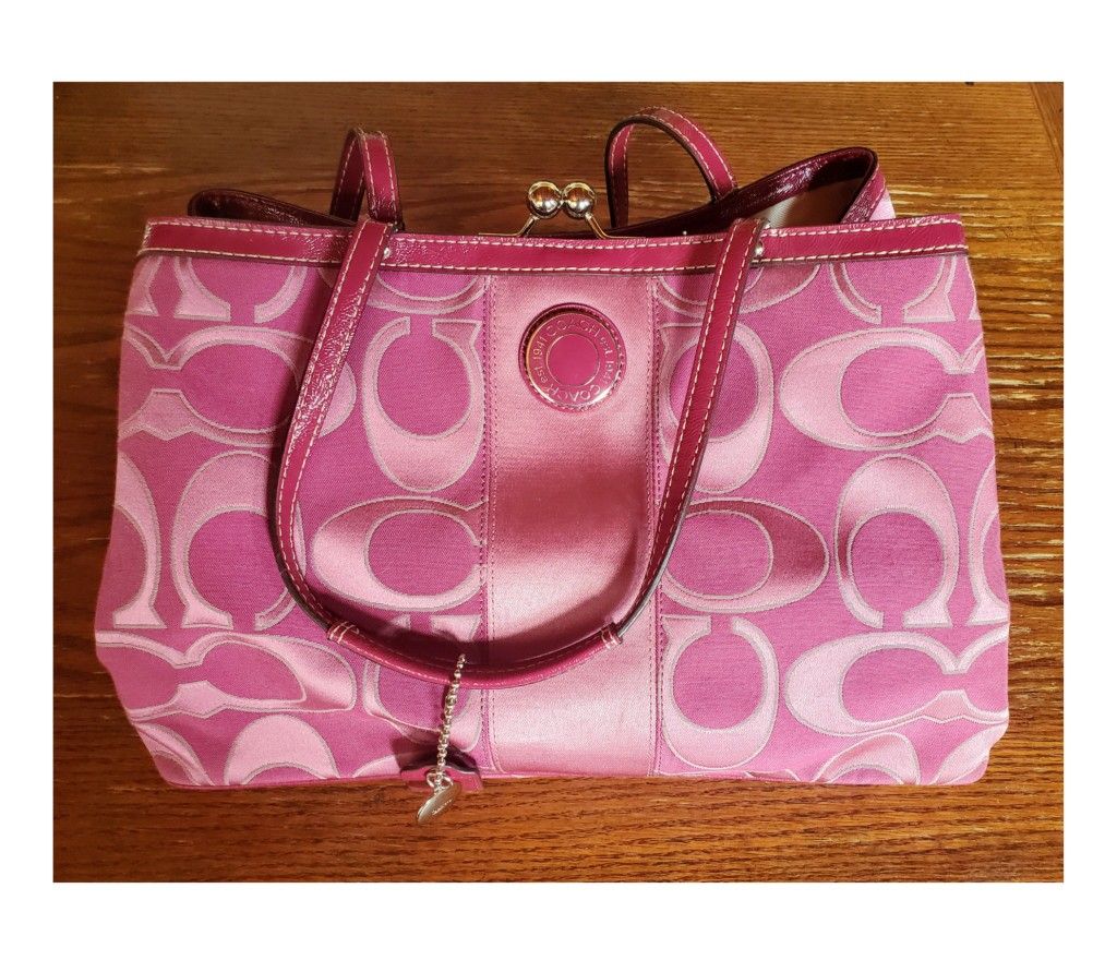 Purple Coach Purse