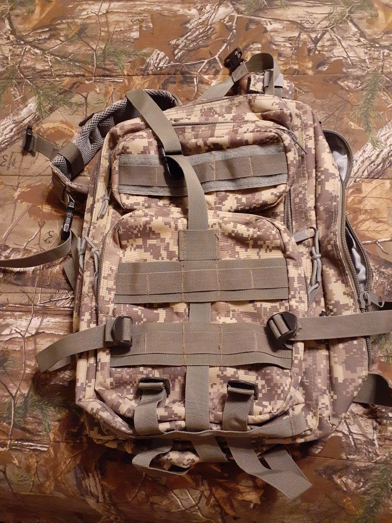 Camo Backpack/Book Bag