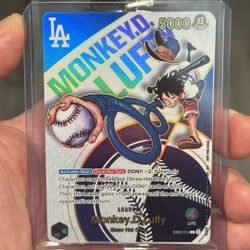 One Piece Monkey.D.Luffy EB02-010 La Dodgers Promo Card  7/3/25