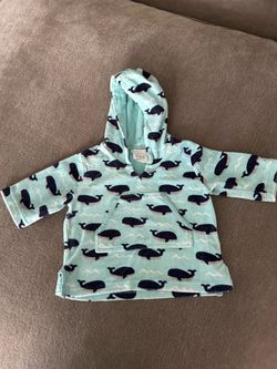 Pottery Barn Kids Whale Hooded Pullover