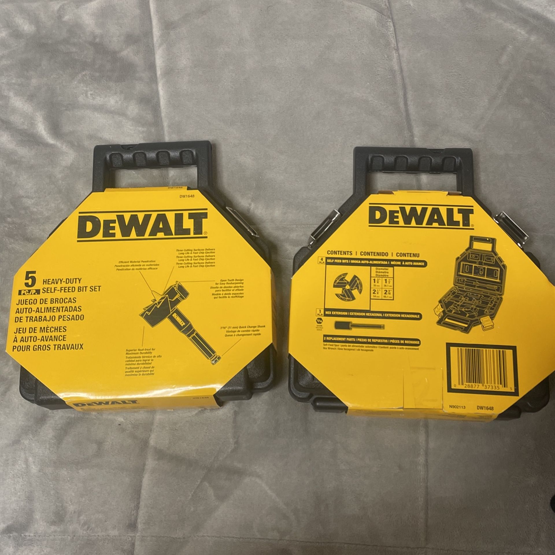 DeWalt Self Feed Drill Bit Kit NEW