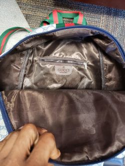 Gucci, Bags, Gucci Conino Lafo Backpack Black Green And Red