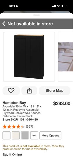 Hampton bay wall kitchen cabinet