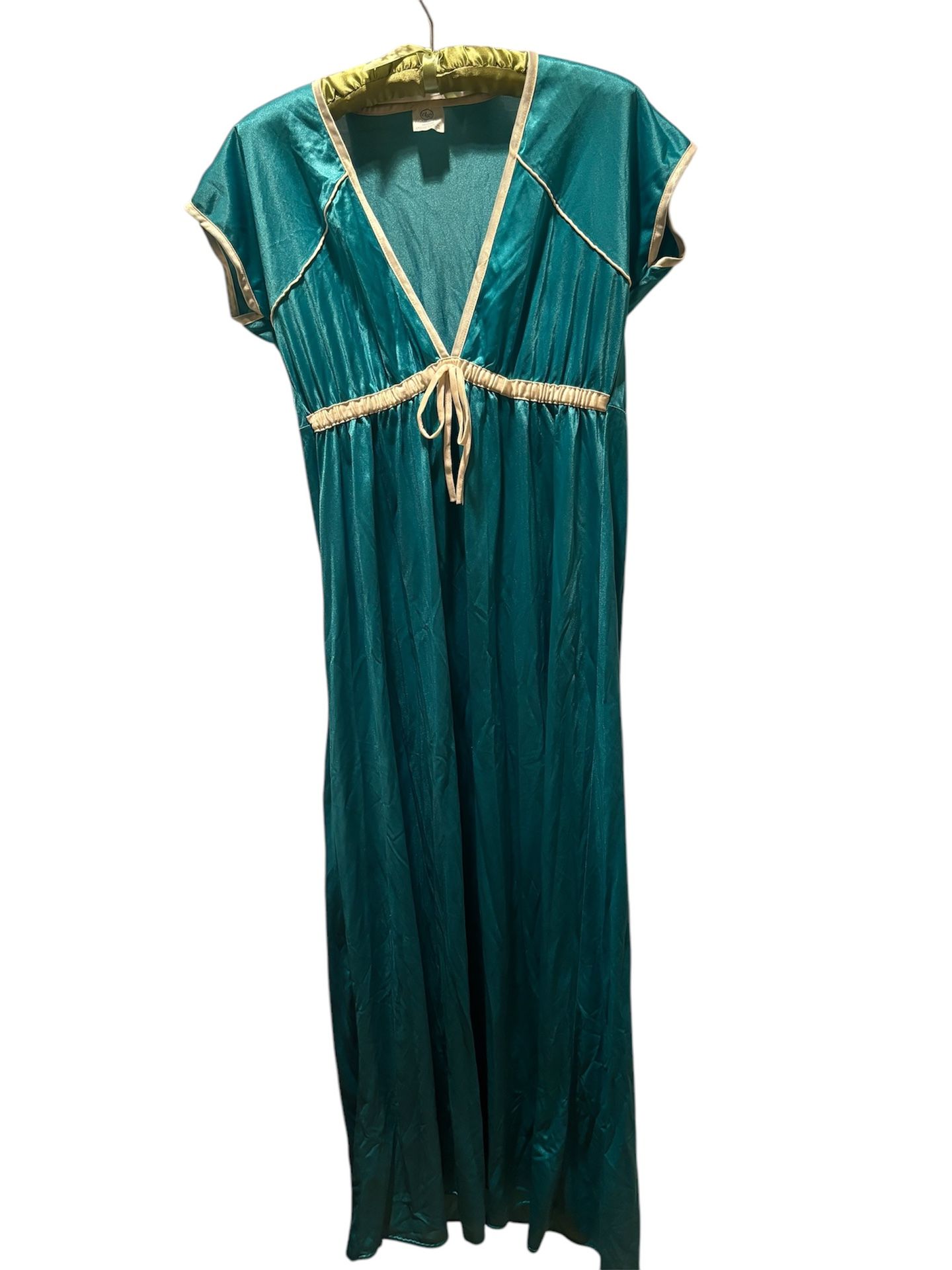 Vintage Nylon Nightgown Floor Length Size M