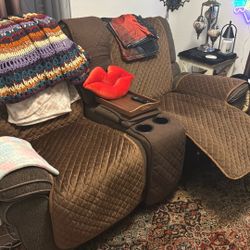 Loveseat, rocker recliner