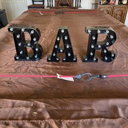 BAR Marquee Word Sign 