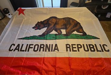 Brand New 5'x 8' Outdoor Double Sided California Republic Flag