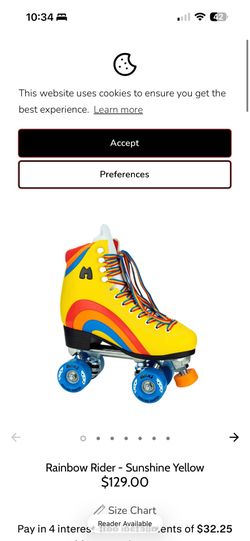 Moxi Rainbow Riders Roller Skates