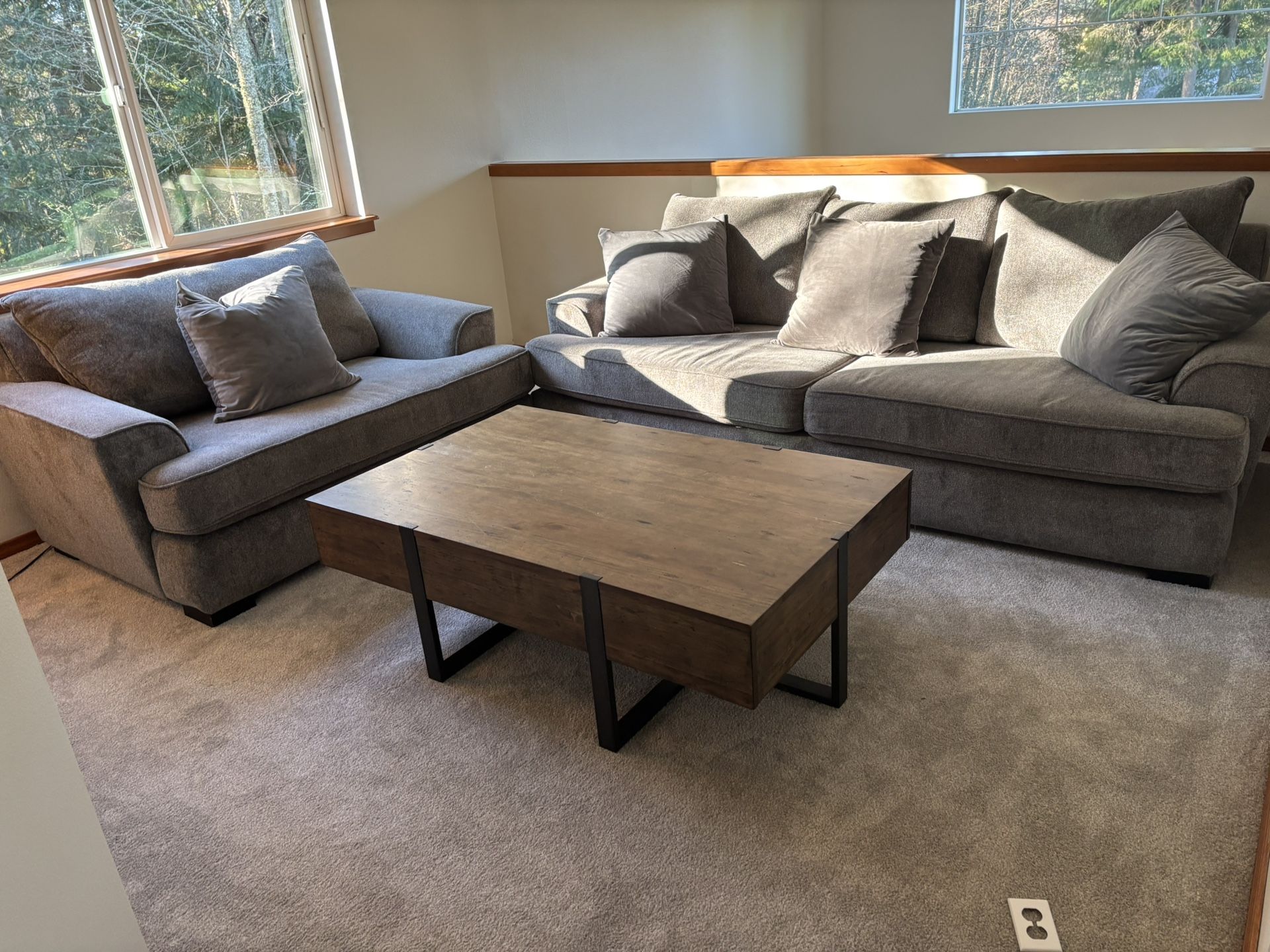 Stanton Sofa and Chair and a half