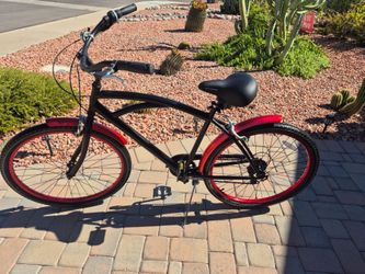 Schwinn 26 inch Cruiser Bike Black and Red