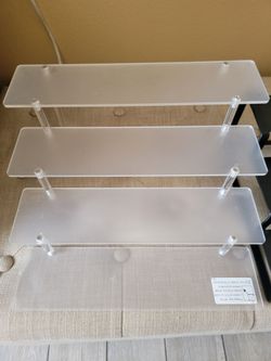 3-Tier Acrylic Riser Display Shelf