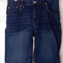 Short Levi's blue jeans for boys