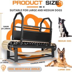 Dog Treadmill for Large Dogs,Slatmill for Dogs,Treadmill for Dogs, Doggy Treadmill for Pet Health and Fitness, Indoor and Outdoor Dog Treadmills,Dog R