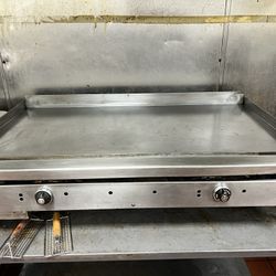 Griddle Flat Top 48” Natural Gas With 1/2” Thick Steel 