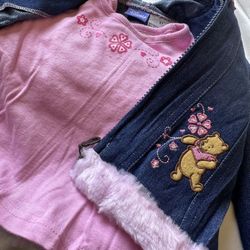 Disney Baby Winnie The Pooh, TinkerBell, Tigger Vintage clothing Sets