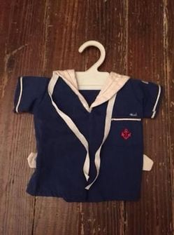 Cabbage Patch Doll Vintage Blue Sailor Outfit 