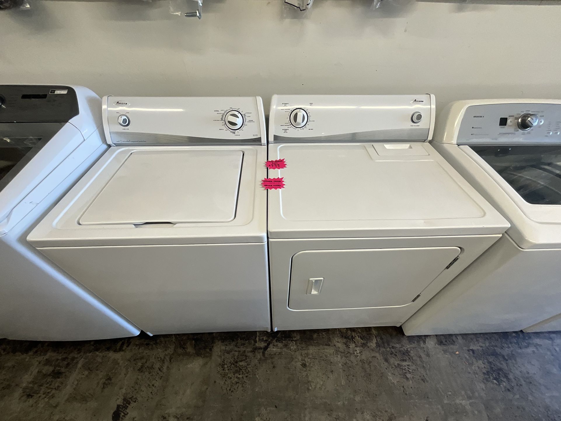 Amana Washer And Dryer Set
